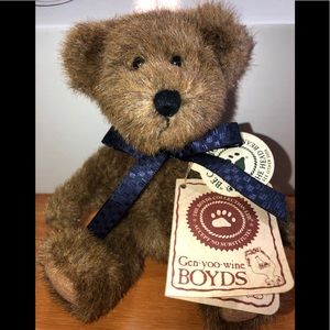 Plush Gen Yoo Wine Boyds Bear Golf Jointed with Tag 6 inch new with tags